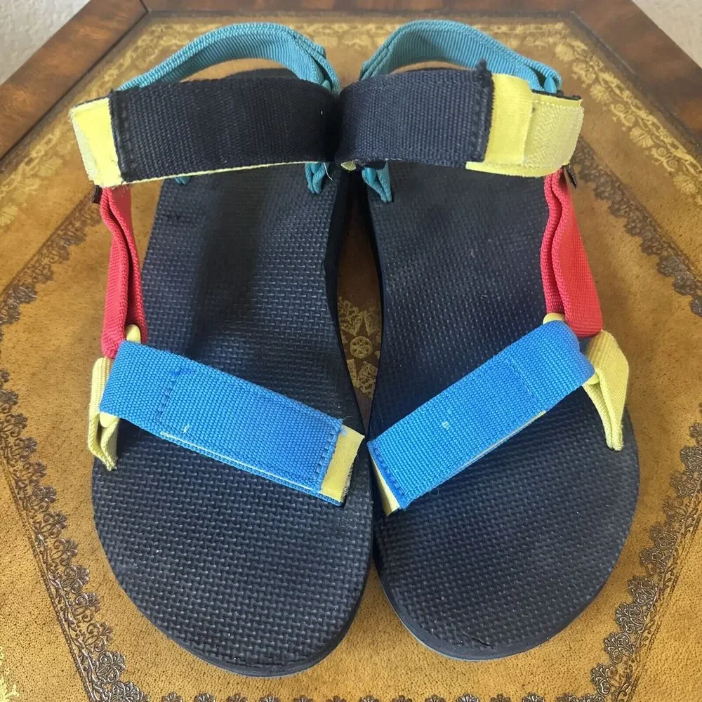 Men’s Teva Original Universal Sandals Retro Multicolor Size 8 Adventure‎